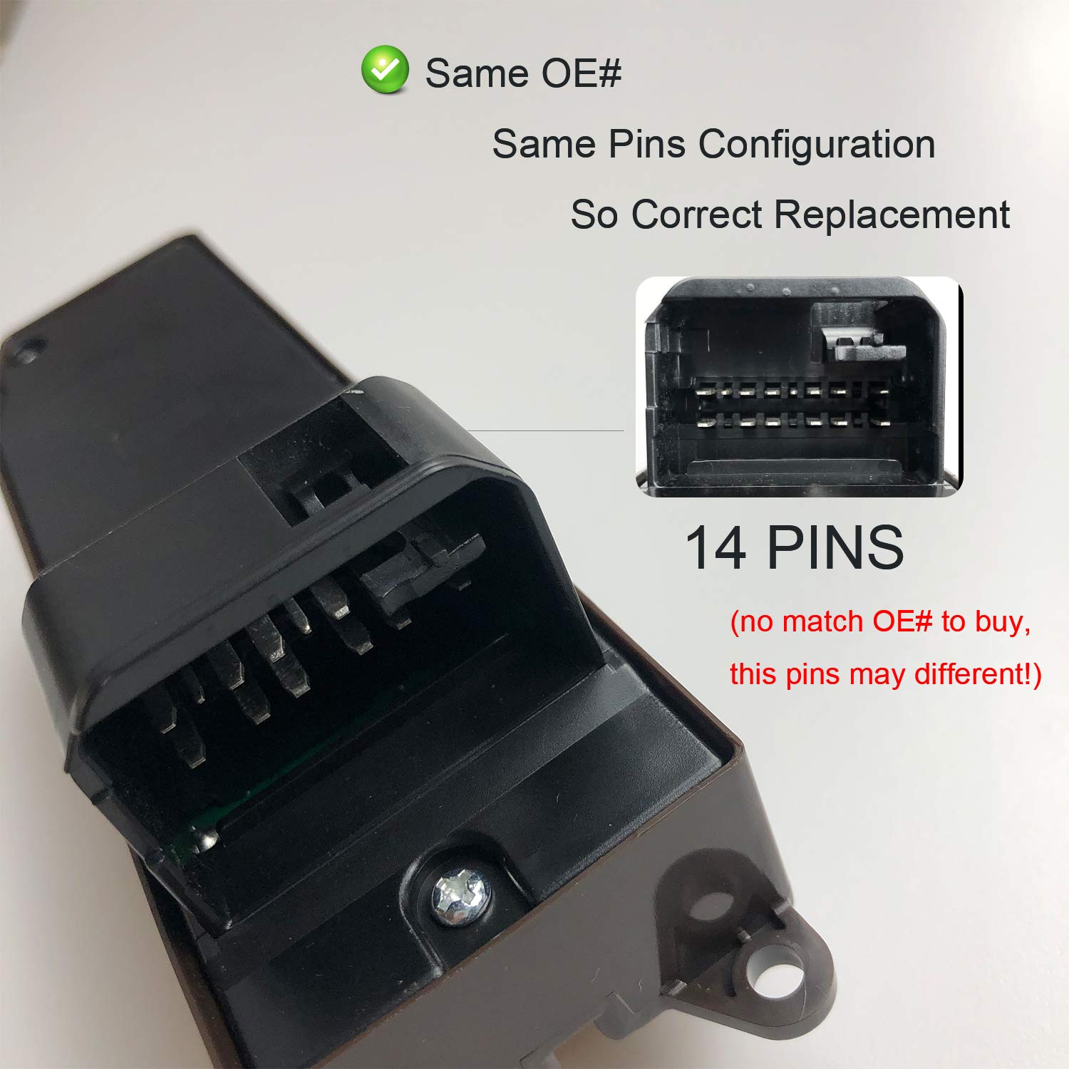 Amazon.com: Fits 84820-AA070 Power Window Master Switch